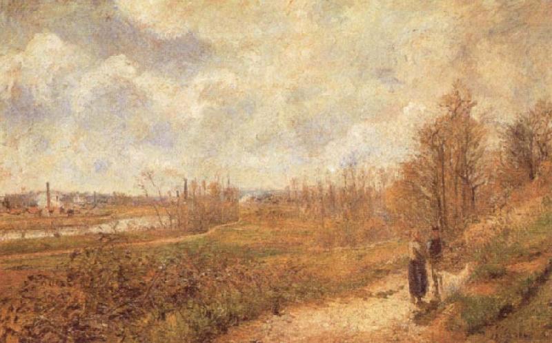 Camille Pissarro Path at Le Chou china oil painting image
